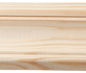 Плинтус деревянный сращенный (без сучков) 55х14х3000 мм, сорт Экстра